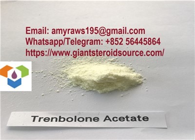 99 faoin gcéad Púdar Stéaróid Raw Purity Aicéatáit Trenbolone Do Tógáil Corpmhaise 10161-34-9